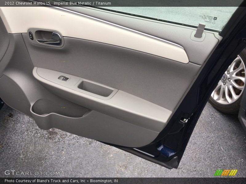 Imperial Blue Metallic / Titanium 2012 Chevrolet Malibu LS