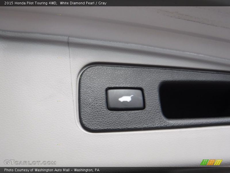 White Diamond Pearl / Gray 2015 Honda Pilot Touring 4WD