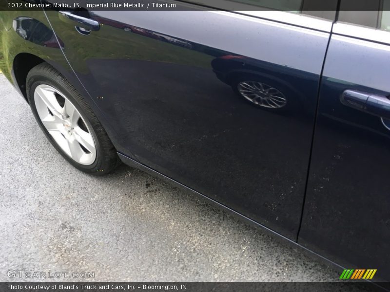 Imperial Blue Metallic / Titanium 2012 Chevrolet Malibu LS