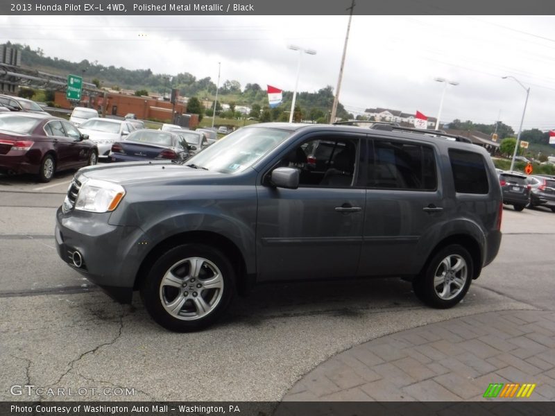 Polished Metal Metallic / Black 2013 Honda Pilot EX-L 4WD