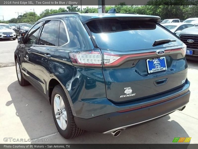 Too Good to Be Blue / Ebony 2016 Ford Edge SEL