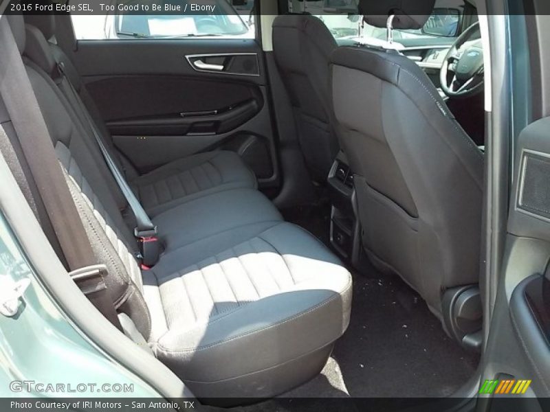 Too Good to Be Blue / Ebony 2016 Ford Edge SEL