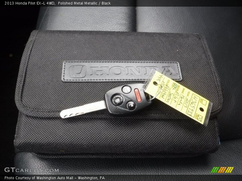Polished Metal Metallic / Black 2013 Honda Pilot EX-L 4WD