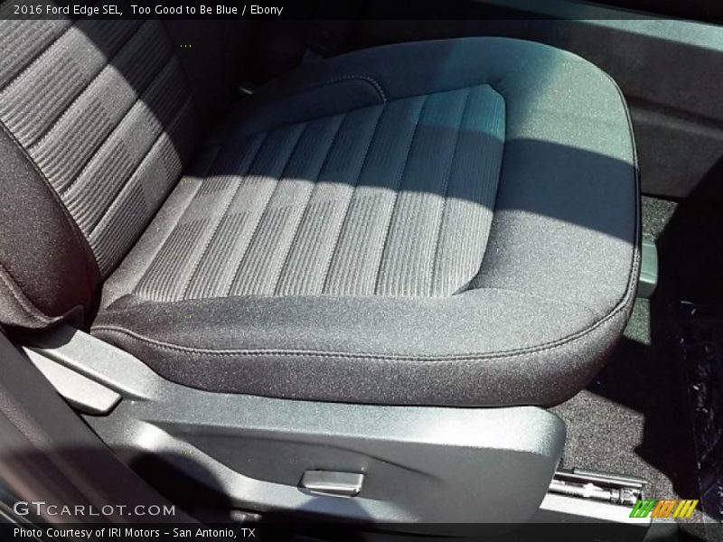 Too Good to Be Blue / Ebony 2016 Ford Edge SEL