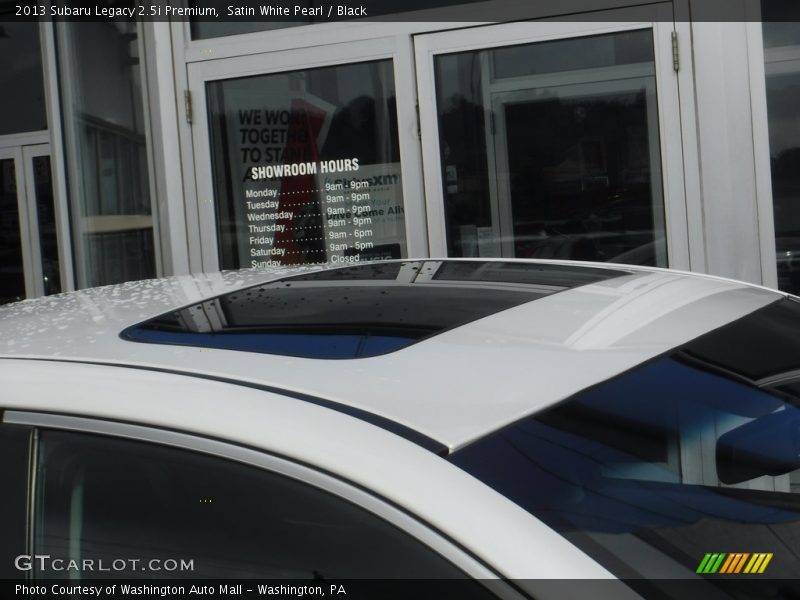 Satin White Pearl / Black 2013 Subaru Legacy 2.5i Premium
