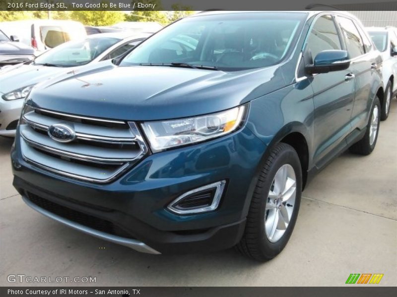 Too Good to Be Blue / Ebony 2016 Ford Edge SEL