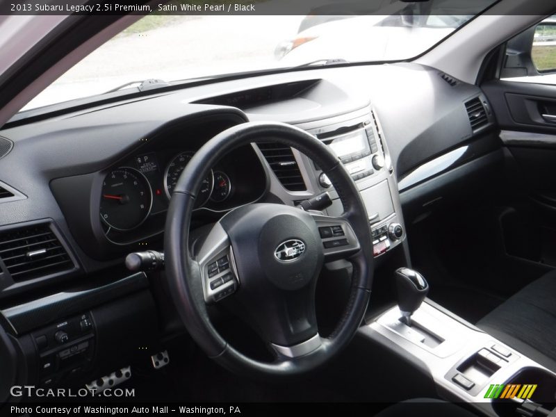 Satin White Pearl / Black 2013 Subaru Legacy 2.5i Premium