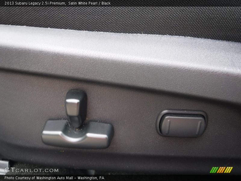 Satin White Pearl / Black 2013 Subaru Legacy 2.5i Premium