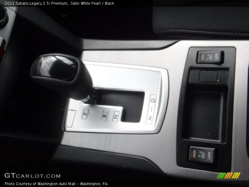 Satin White Pearl / Black 2013 Subaru Legacy 2.5i Premium
