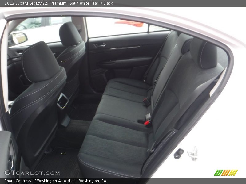 Satin White Pearl / Black 2013 Subaru Legacy 2.5i Premium