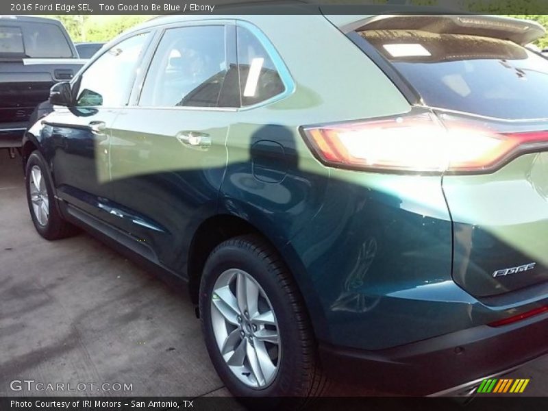 Too Good to Be Blue / Ebony 2016 Ford Edge SEL