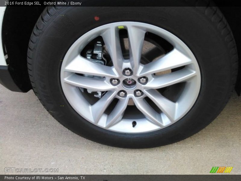 Oxford White / Ebony 2016 Ford Edge SEL