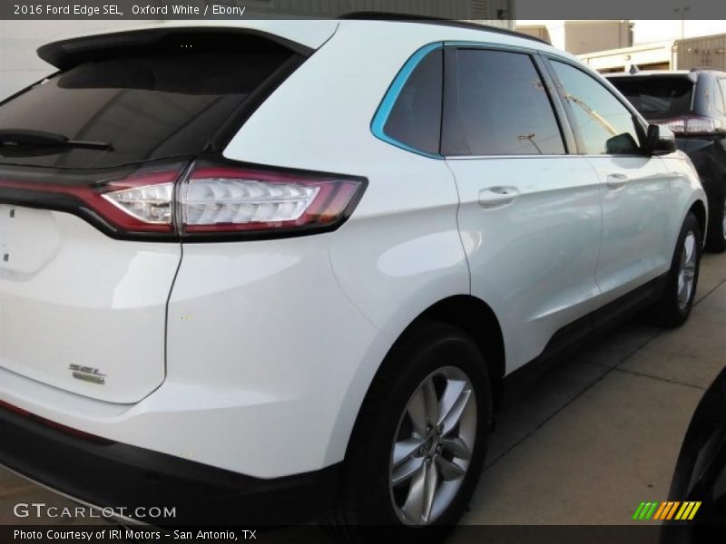 Oxford White / Ebony 2016 Ford Edge SEL