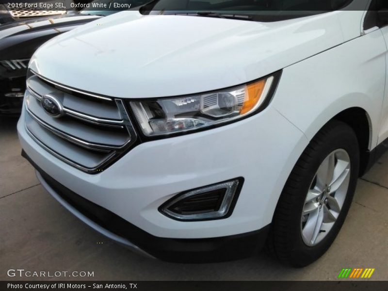 Oxford White / Ebony 2016 Ford Edge SEL
