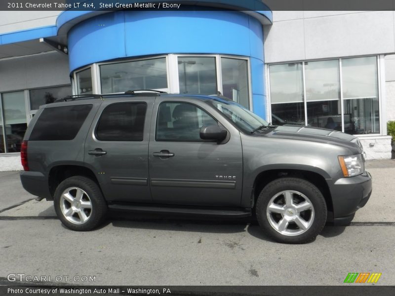 Steel Green Metallic / Ebony 2011 Chevrolet Tahoe LT 4x4