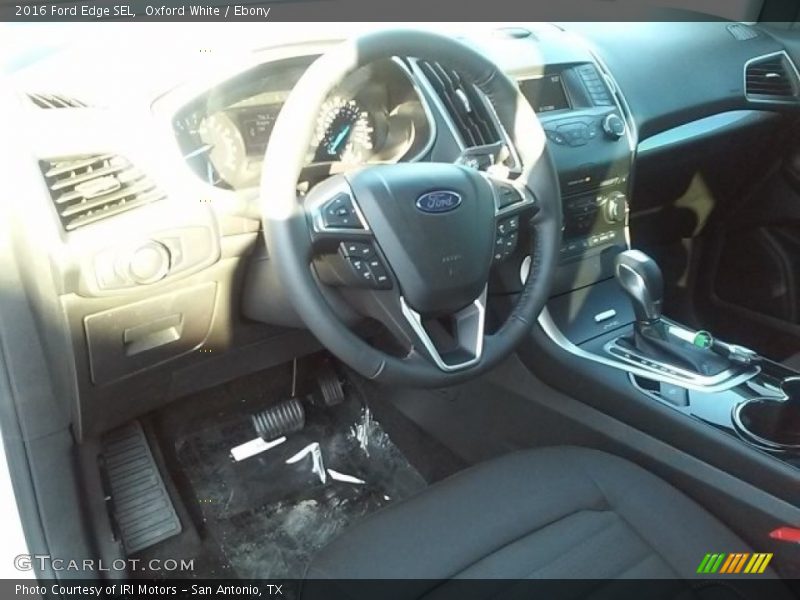 Oxford White / Ebony 2016 Ford Edge SEL