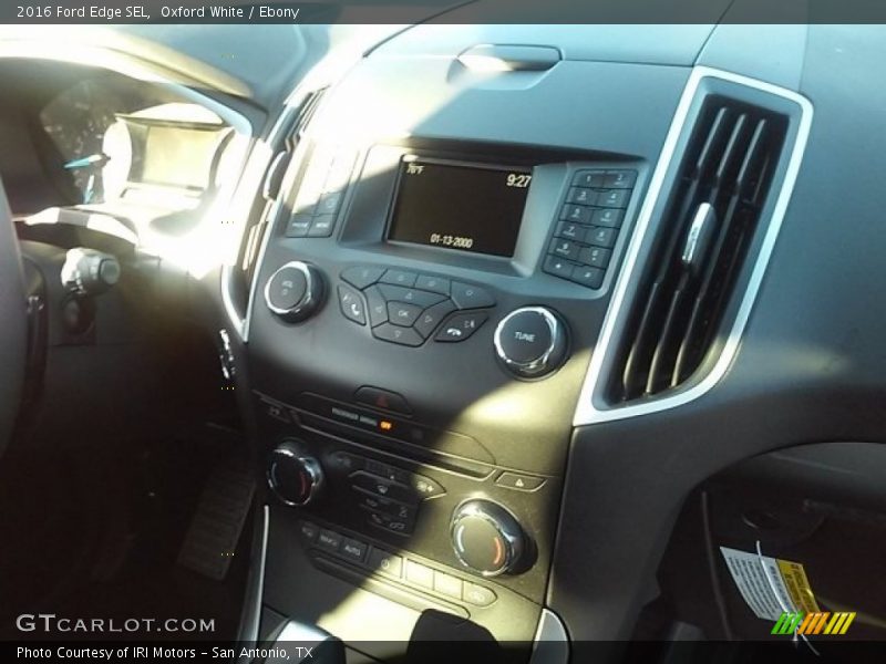 Oxford White / Ebony 2016 Ford Edge SEL
