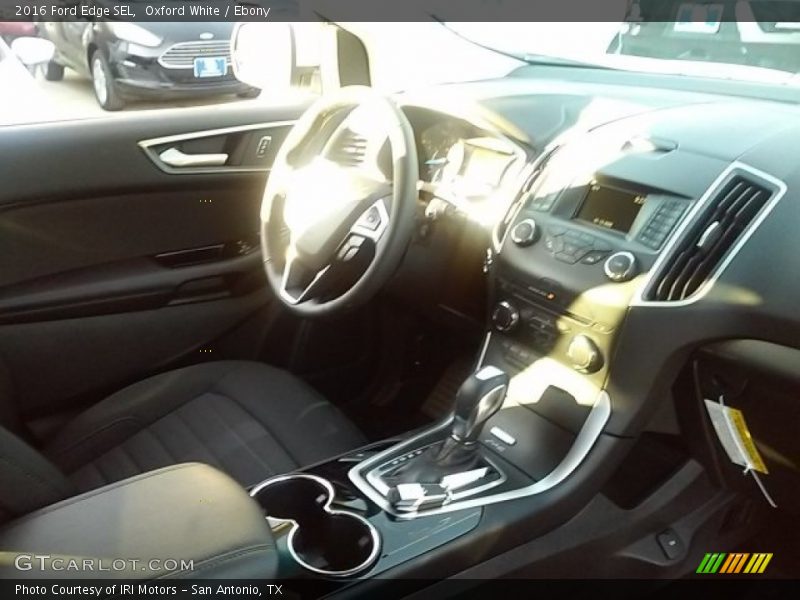Oxford White / Ebony 2016 Ford Edge SEL