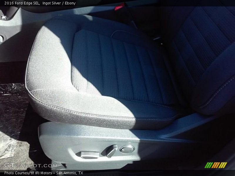 Ingot Silver / Ebony 2016 Ford Edge SEL