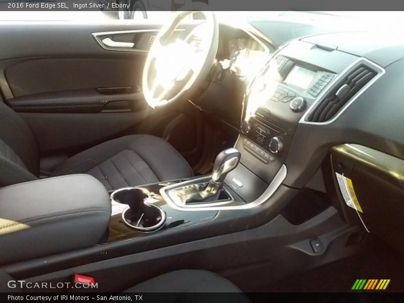 Ingot Silver / Ebony 2016 Ford Edge SEL