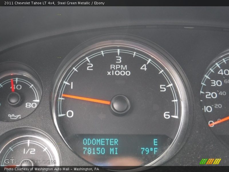 Steel Green Metallic / Ebony 2011 Chevrolet Tahoe LT 4x4