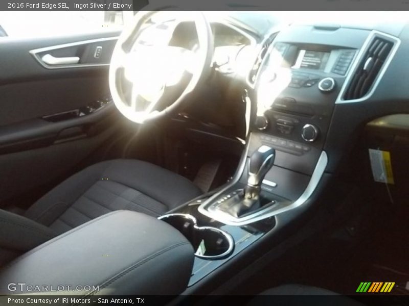 Ingot Silver / Ebony 2016 Ford Edge SEL