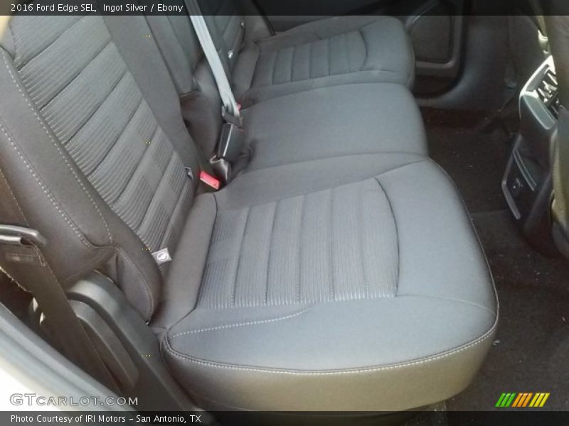 Ingot Silver / Ebony 2016 Ford Edge SEL