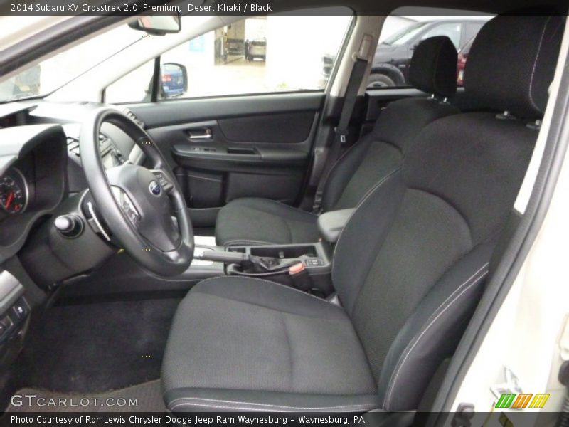 Desert Khaki / Black 2014 Subaru XV Crosstrek 2.0i Premium