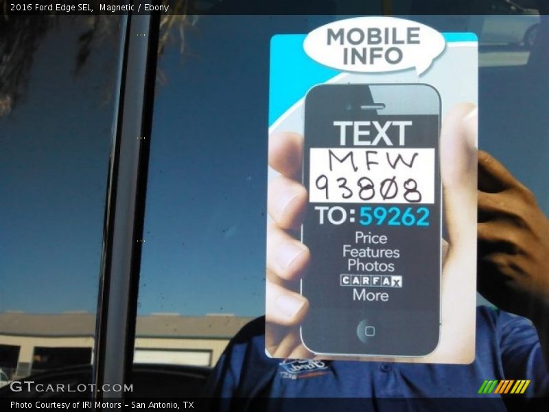 Magnetic / Ebony 2016 Ford Edge SEL