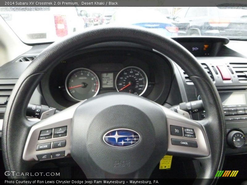Desert Khaki / Black 2014 Subaru XV Crosstrek 2.0i Premium