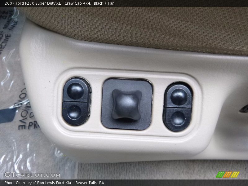Black / Tan 2007 Ford F250 Super Duty XLT Crew Cab 4x4