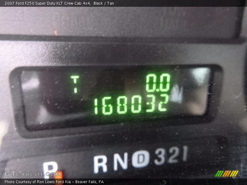 Black / Tan 2007 Ford F250 Super Duty XLT Crew Cab 4x4