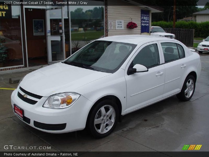 Summit White / Gray 2007 Chevrolet Cobalt LT Sedan