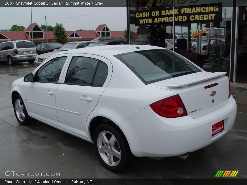 Summit White / Gray 2007 Chevrolet Cobalt LT Sedan