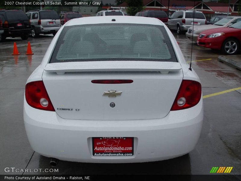 Summit White / Gray 2007 Chevrolet Cobalt LT Sedan