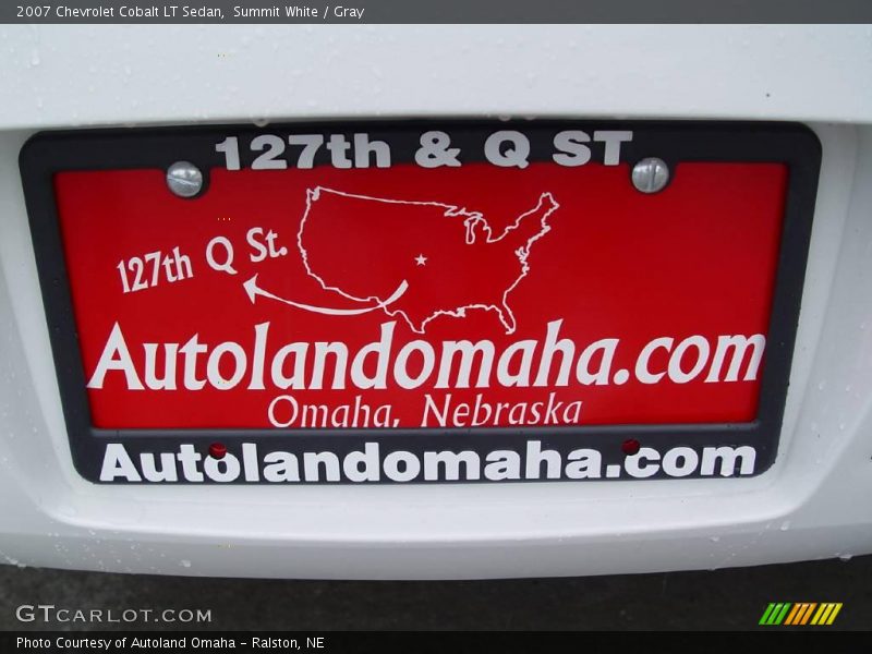 Summit White / Gray 2007 Chevrolet Cobalt LT Sedan