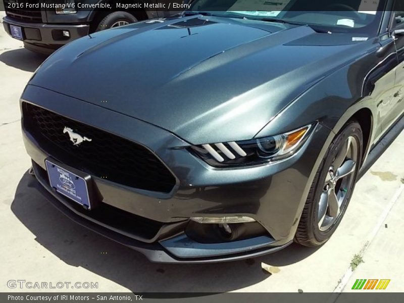 Magnetic Metallic / Ebony 2016 Ford Mustang V6 Convertible