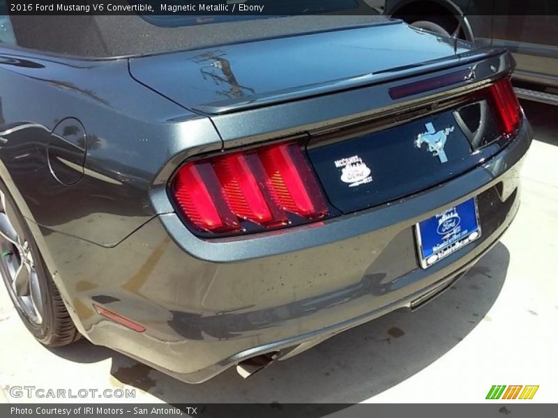 Magnetic Metallic / Ebony 2016 Ford Mustang V6 Convertible