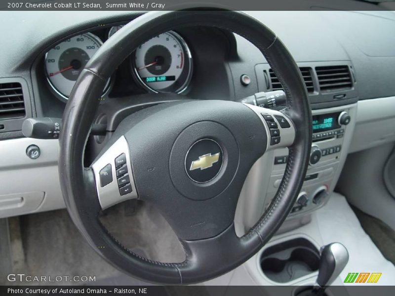 Summit White / Gray 2007 Chevrolet Cobalt LT Sedan