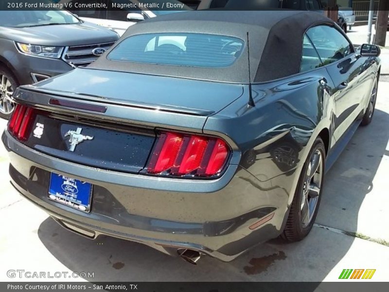 Magnetic Metallic / Ebony 2016 Ford Mustang V6 Convertible