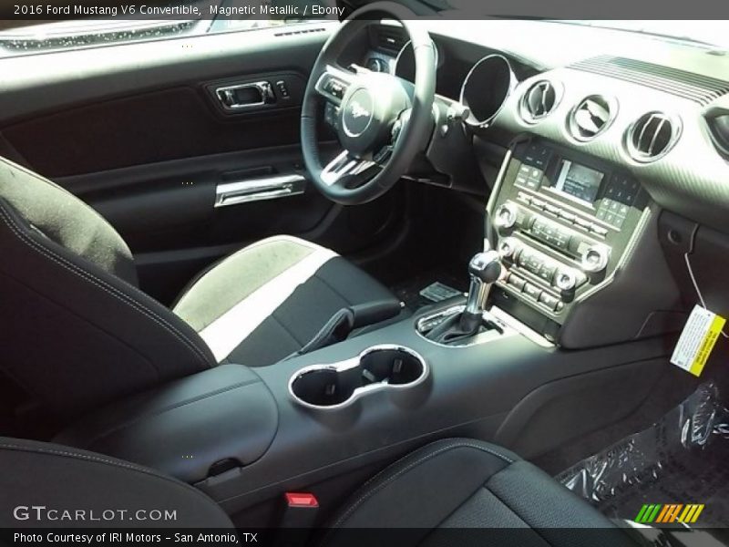 Magnetic Metallic / Ebony 2016 Ford Mustang V6 Convertible