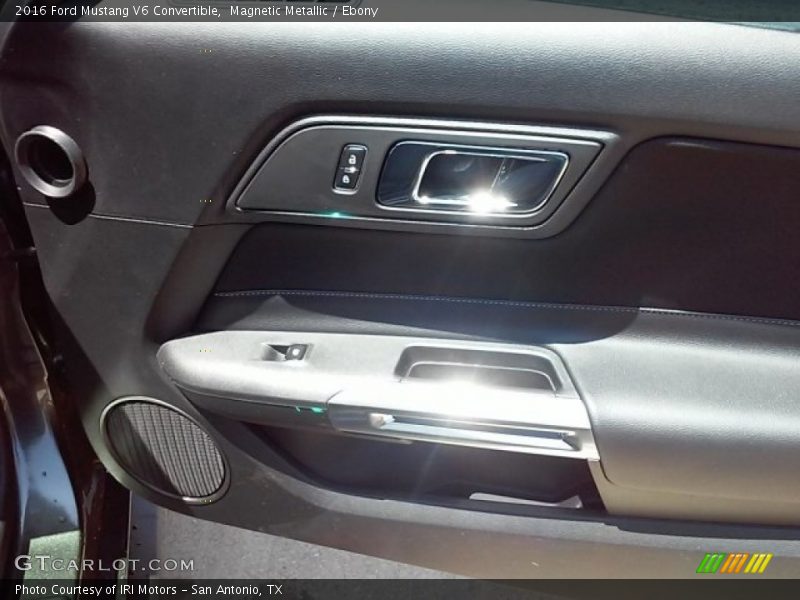Magnetic Metallic / Ebony 2016 Ford Mustang V6 Convertible