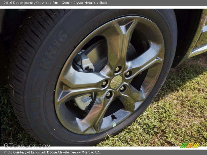 Granite Crystal Metallic / Black 2016 Dodge Journey Crossroad Plus