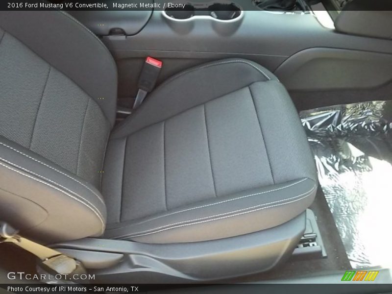Magnetic Metallic / Ebony 2016 Ford Mustang V6 Convertible