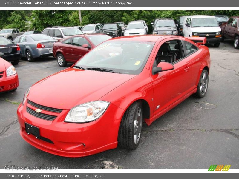 Victory Red / Ebony/Red 2007 Chevrolet Cobalt SS Supercharged Coupe