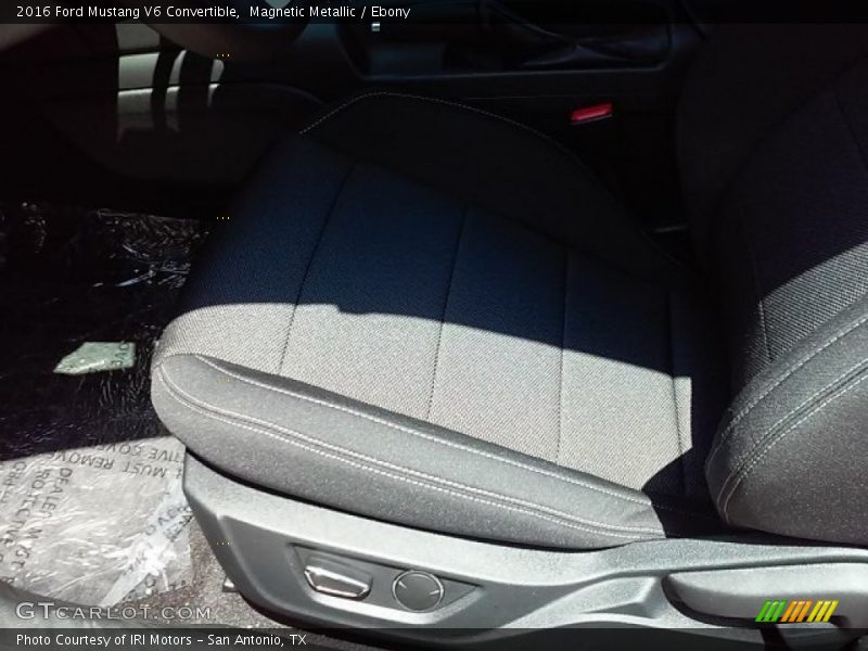 Magnetic Metallic / Ebony 2016 Ford Mustang V6 Convertible