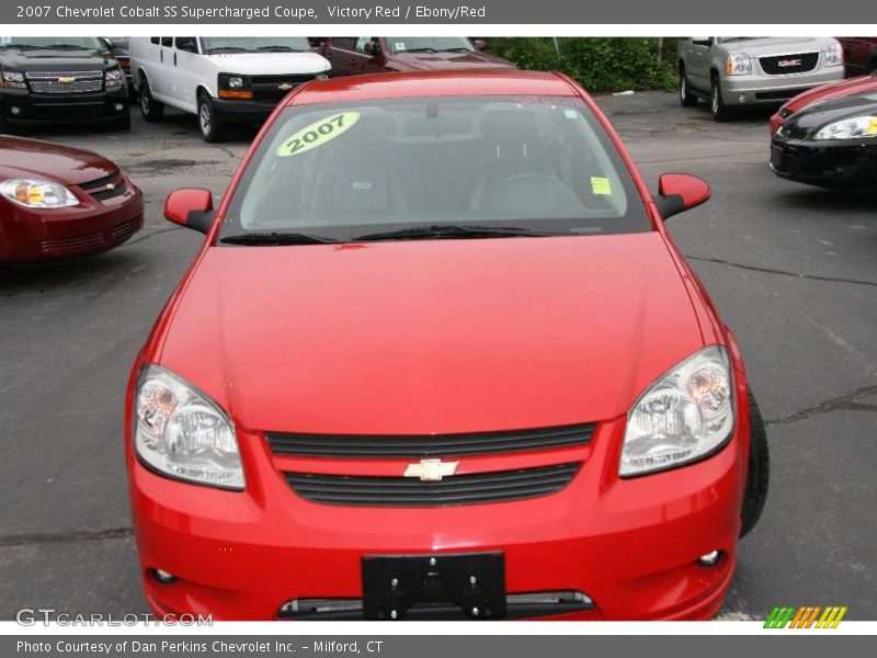 Victory Red / Ebony/Red 2007 Chevrolet Cobalt SS Supercharged Coupe