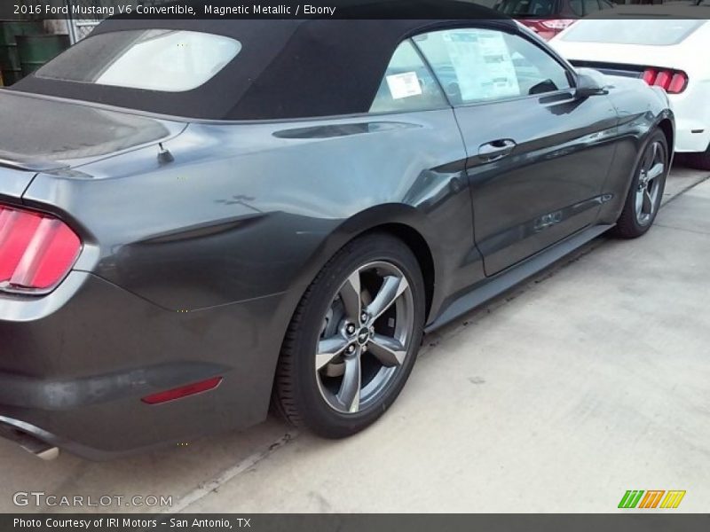 Magnetic Metallic / Ebony 2016 Ford Mustang V6 Convertible
