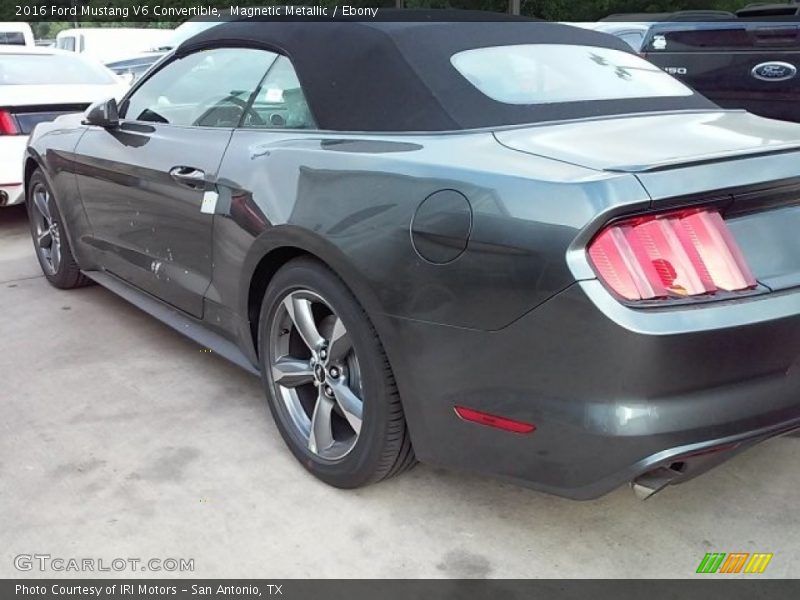 Magnetic Metallic / Ebony 2016 Ford Mustang V6 Convertible