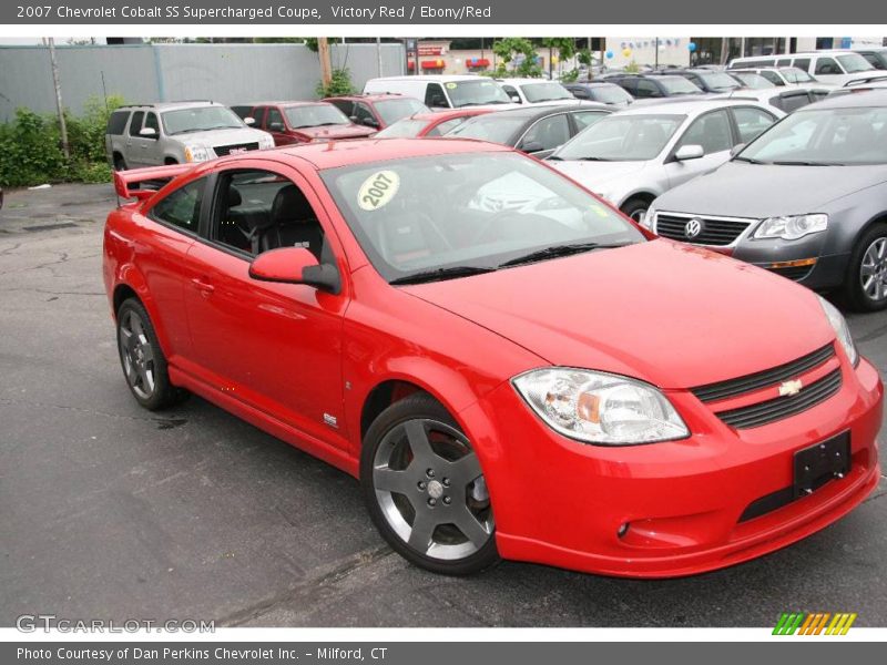 Victory Red / Ebony/Red 2007 Chevrolet Cobalt SS Supercharged Coupe